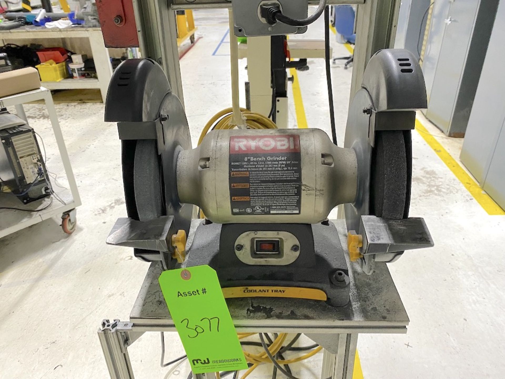 Ryobi 8" Bench Grinder on Stand