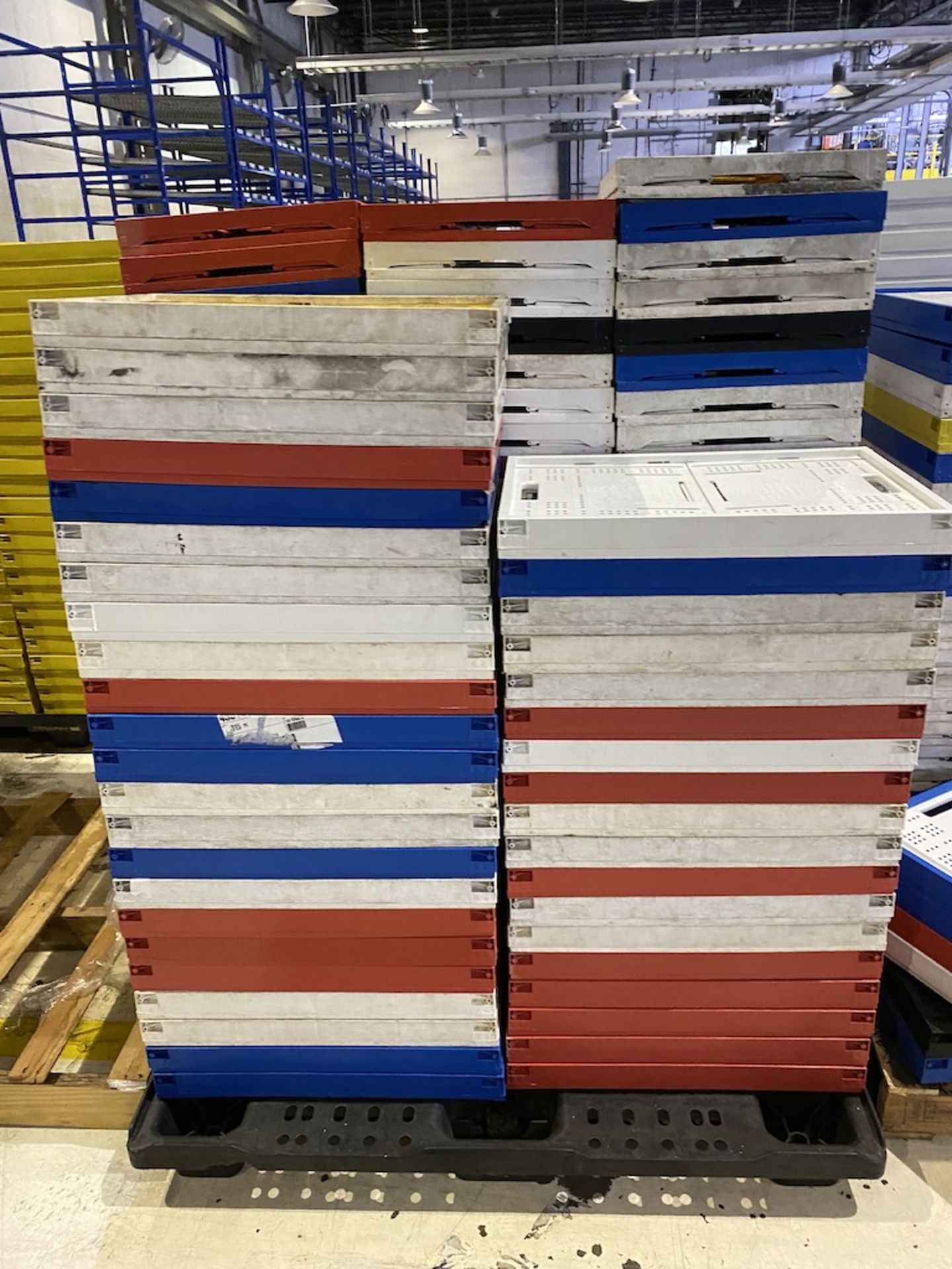 Qty. 8 - Pallets of Collapsible Parts Crates, Crate Dimensions approx. 24" x 16" x 12" High - Image 4 of 8
