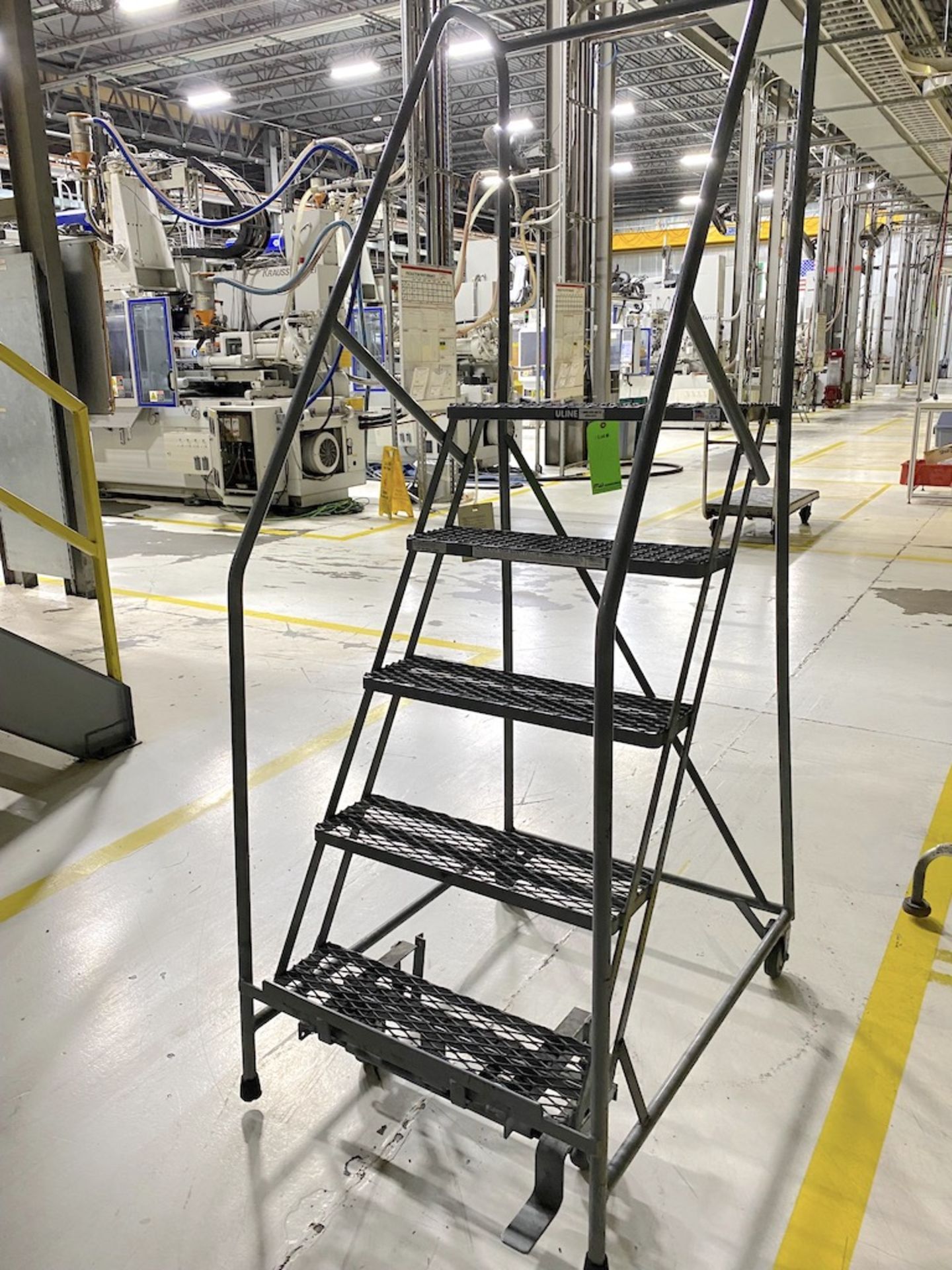 ULINE 5-Step 59? Angle Rolling Ladder