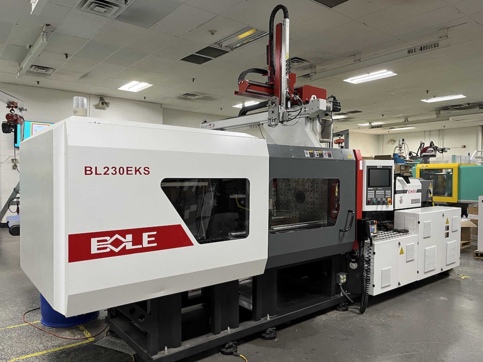 Bole BL230EKS 254 Ton Injection Molding Press, New in 2021