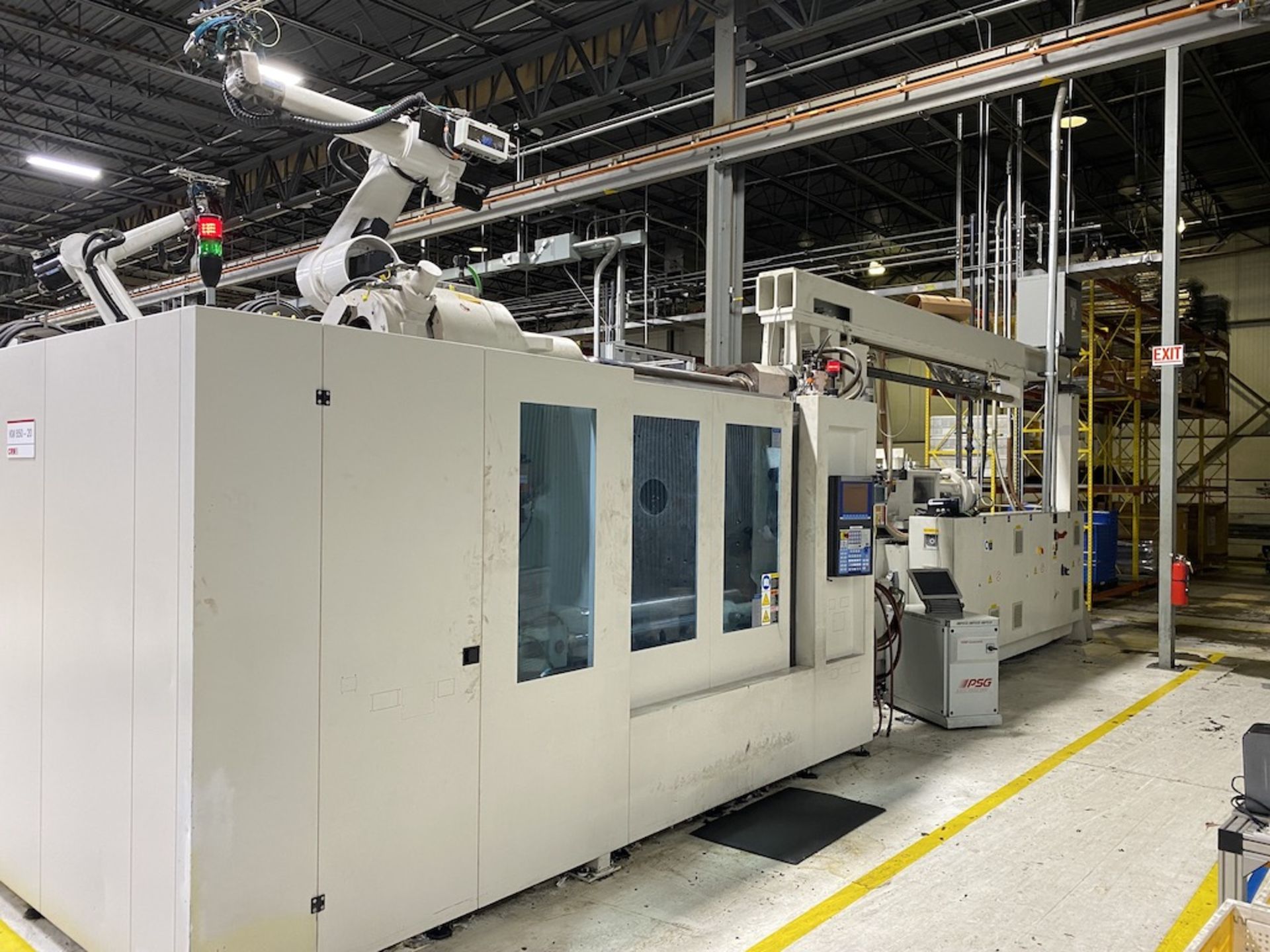 Krauss Maffei KM 850-4300 MX 850 Ton Injection Molding Machine