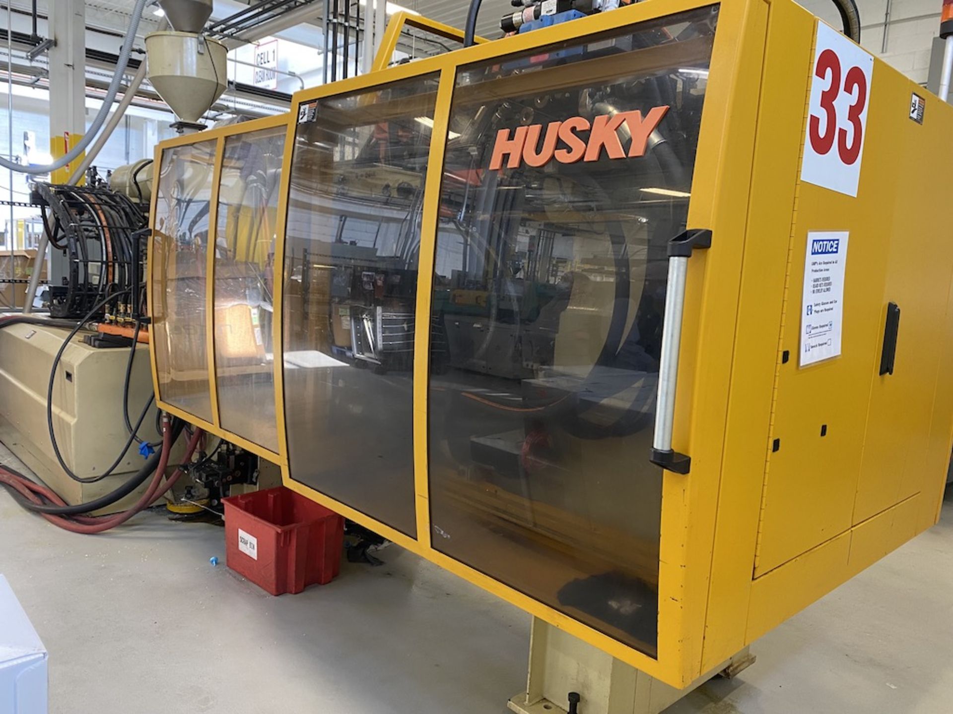 Husky GL160 RS60/50 160 Ton Injection Molding Press - Image 3 of 10