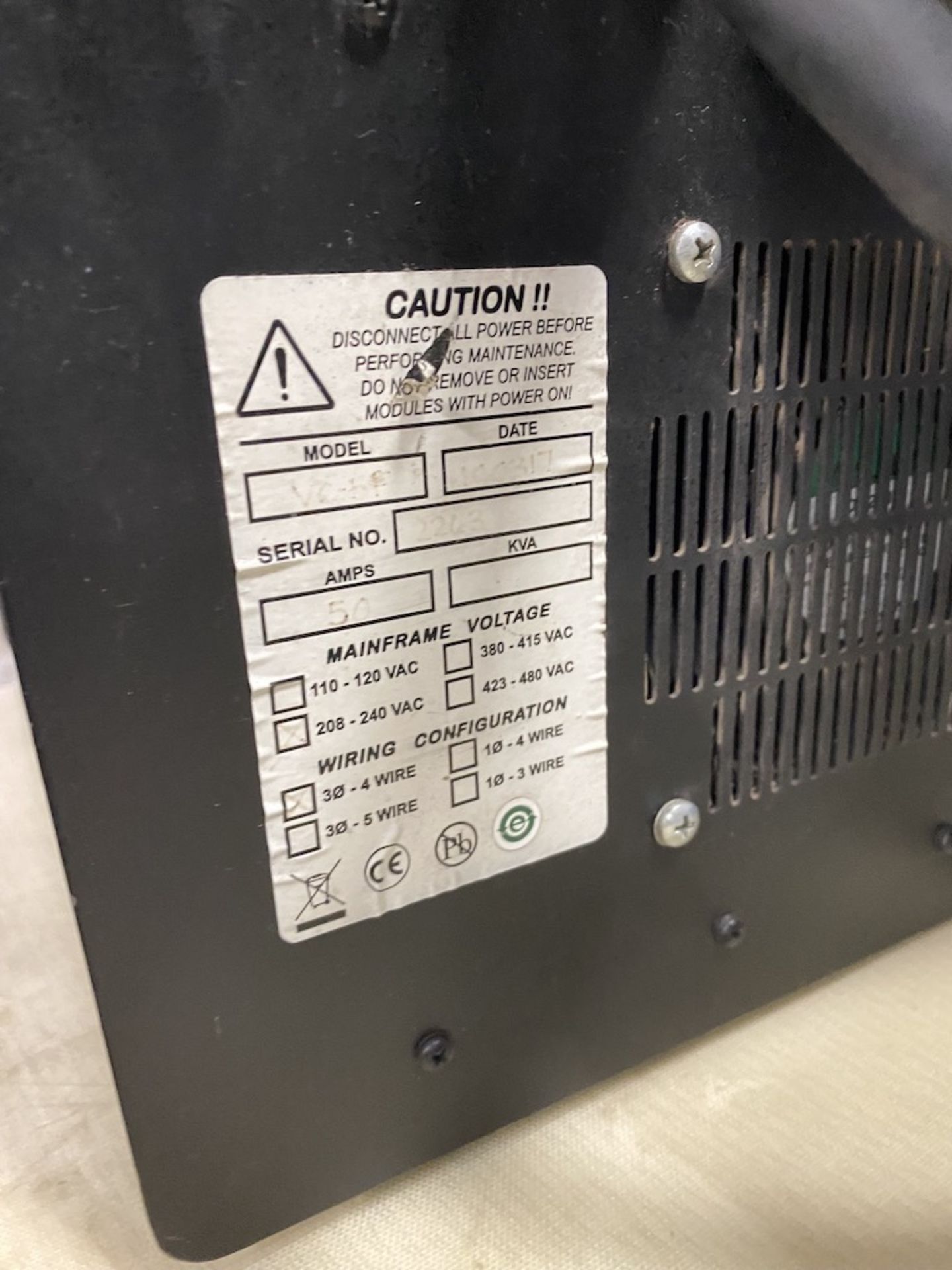 PCS 5 Zone Hot Runner Controller w/ (4) Cards & Cables - Image 4 of 4