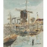 Martinus Leonardus Middelhoek (1898-1986) Inner harbour, po