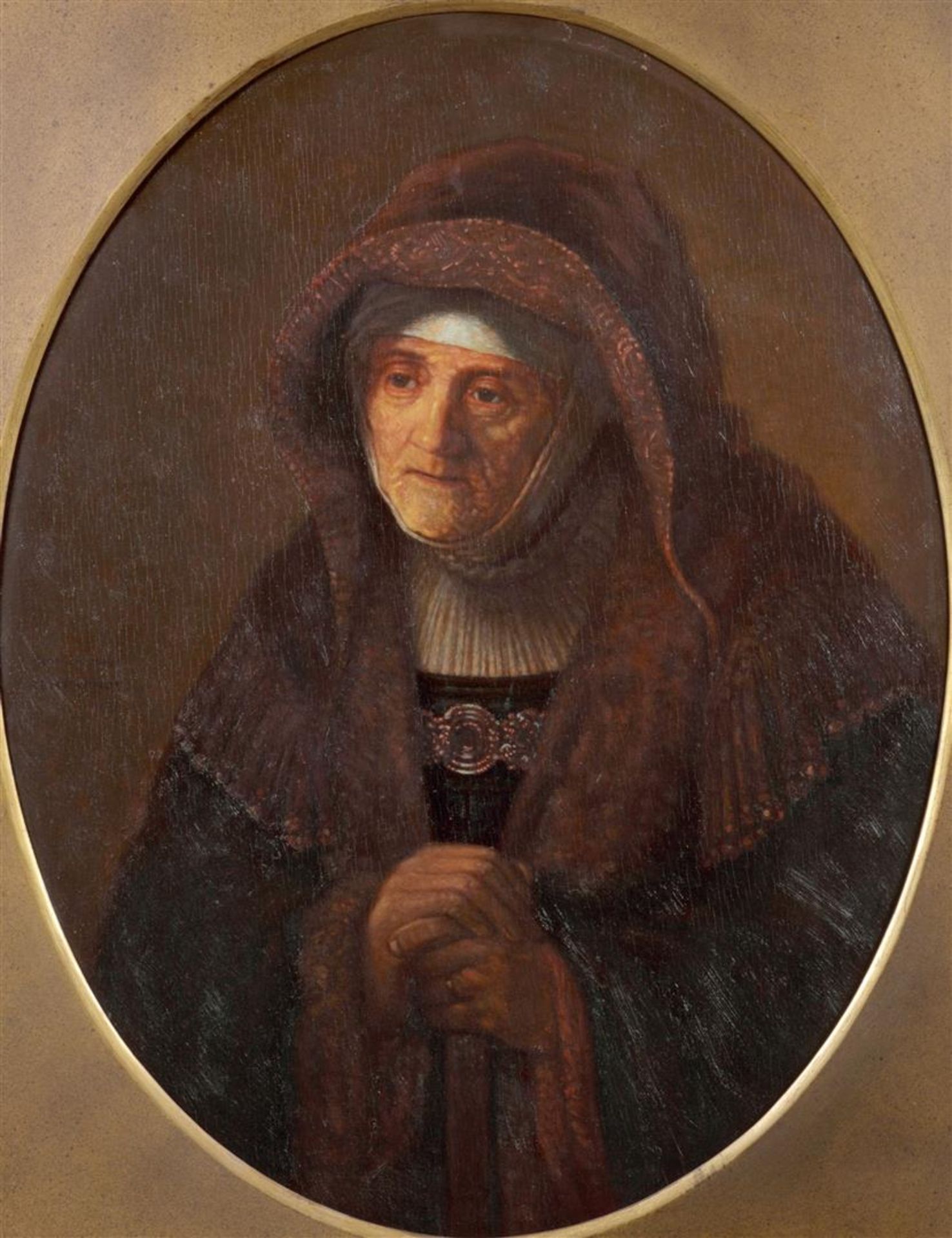 After Rembrandt Harmensz van Rijn, The prophetess Anna.