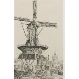 Witbaard, Fred. (1905-1970) The mill "De Roos", in Delft w