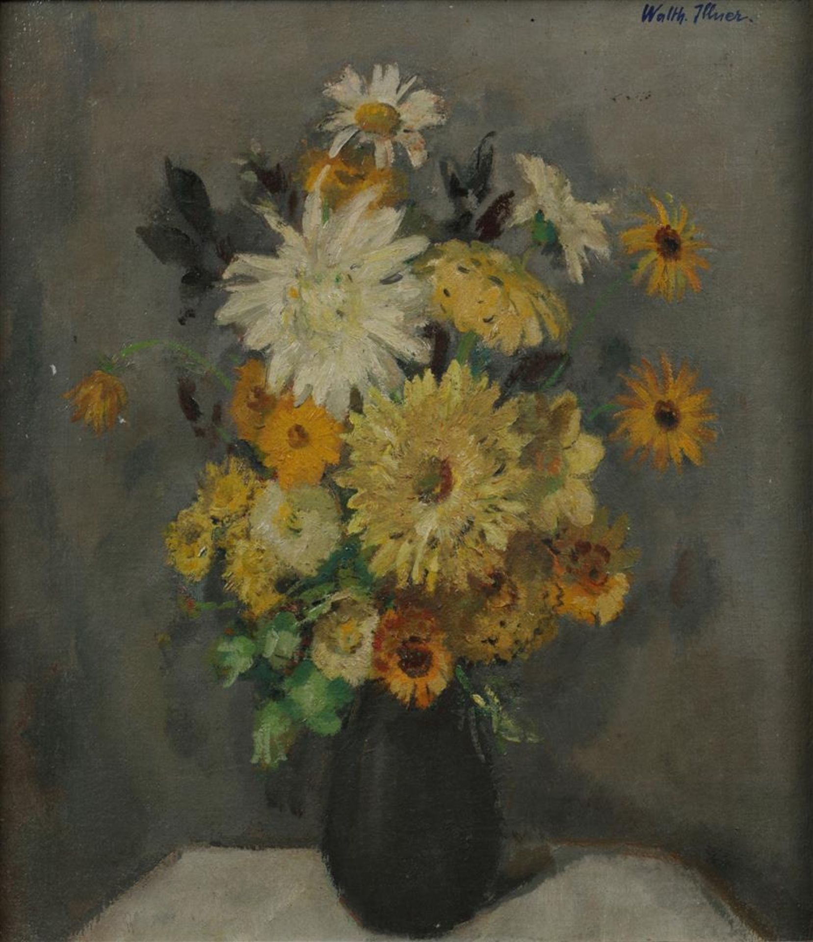 Walther Illner (1874-1959)
Still life with flowers, signed 