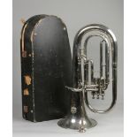 A tuba, C. Mahillon, Bruxelles, imported by: fa. Hakkert, W