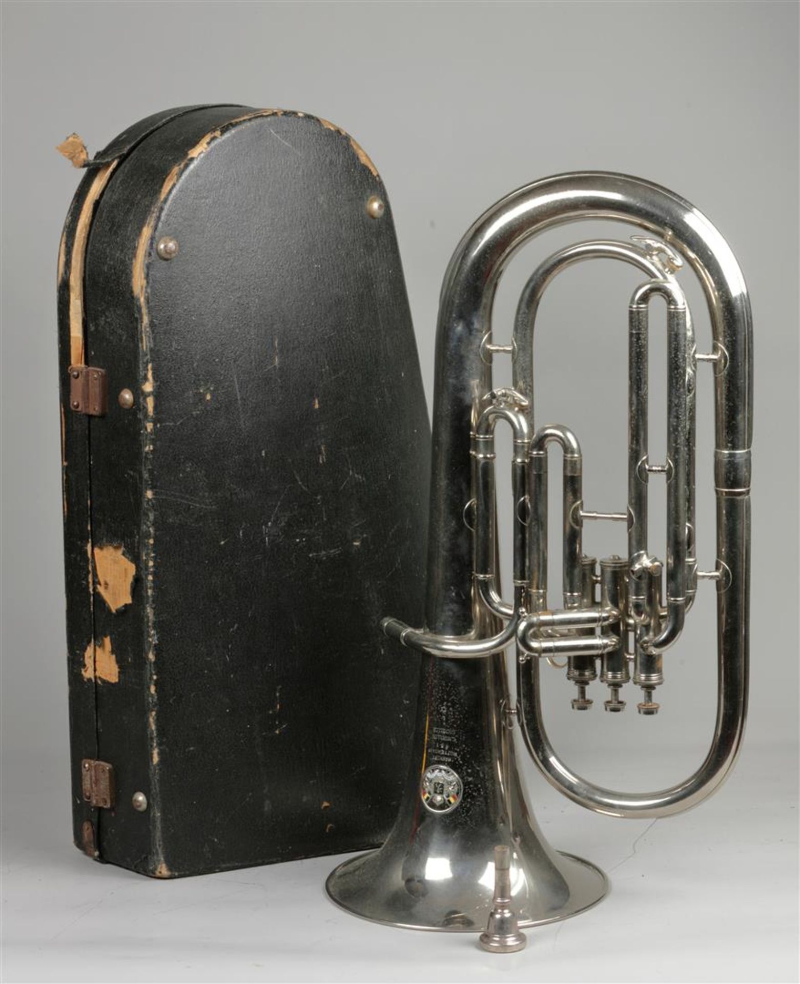 A tuba, C. Mahillon, Bruxelles, imported by: fa. Hakkert, W