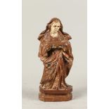 A statue of Saint Veronica, probably Spanish, 17th century.