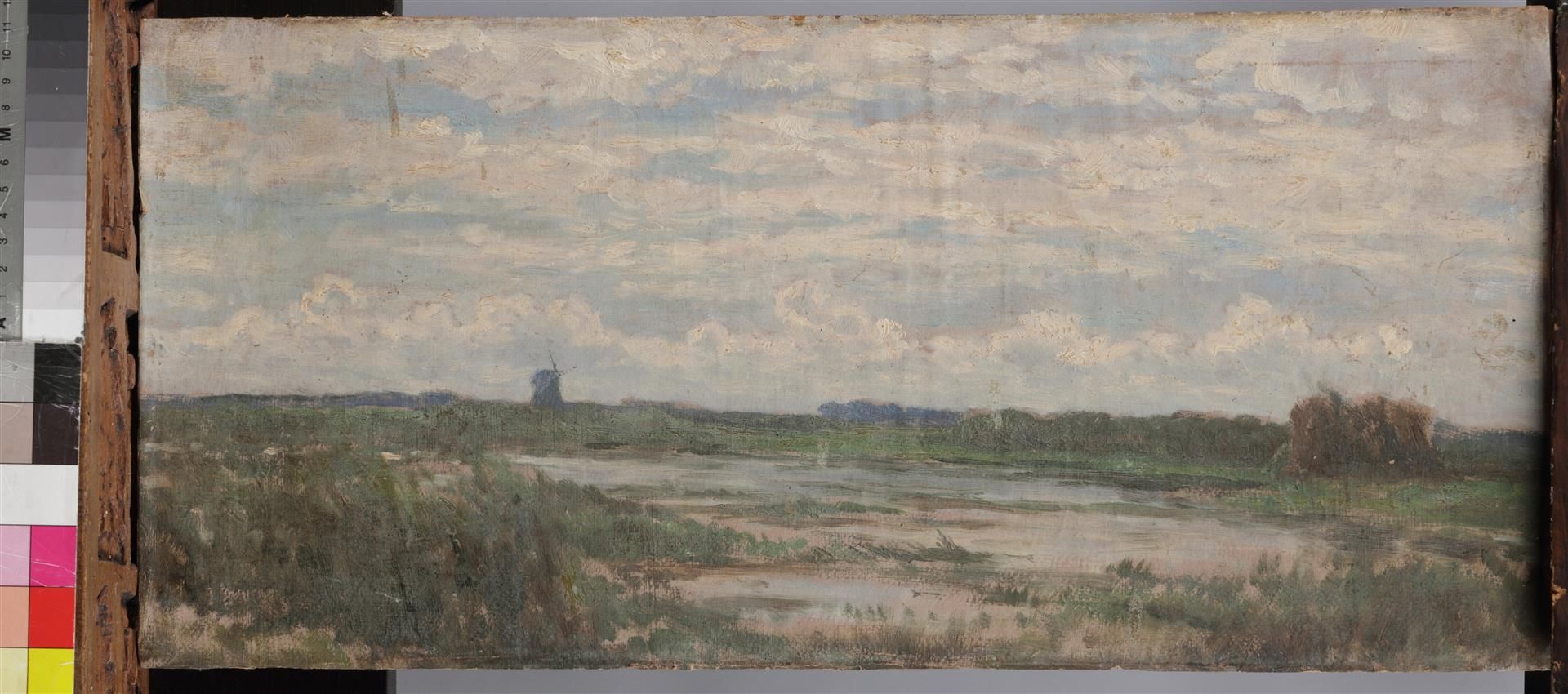 Adrianus van Everdingen (1832-1912) Polder landscape - Bild 2 aus 4