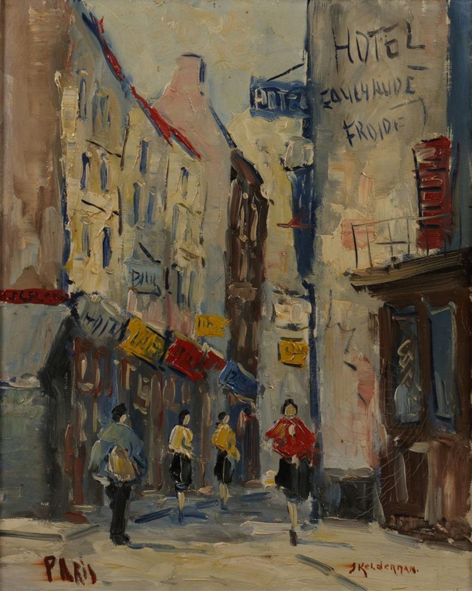 Jan Kelderman (1914-1990)
Paris, signed (lower right), and 