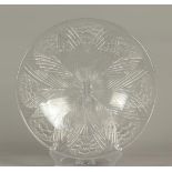 A glass table bowl, marked Lalique France. France, late 20t