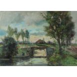 Martinus Leonardus Middelhoek (1898-1986) Polder landscape