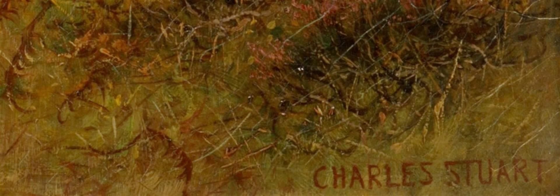 CharlesStuart  (1854-1904)
"Forest Kings", signed (lower ri - Bild 3 aus 4