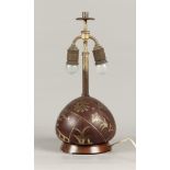 WMF Ikora West German Art Deco Table Lamp by Paul Haustein