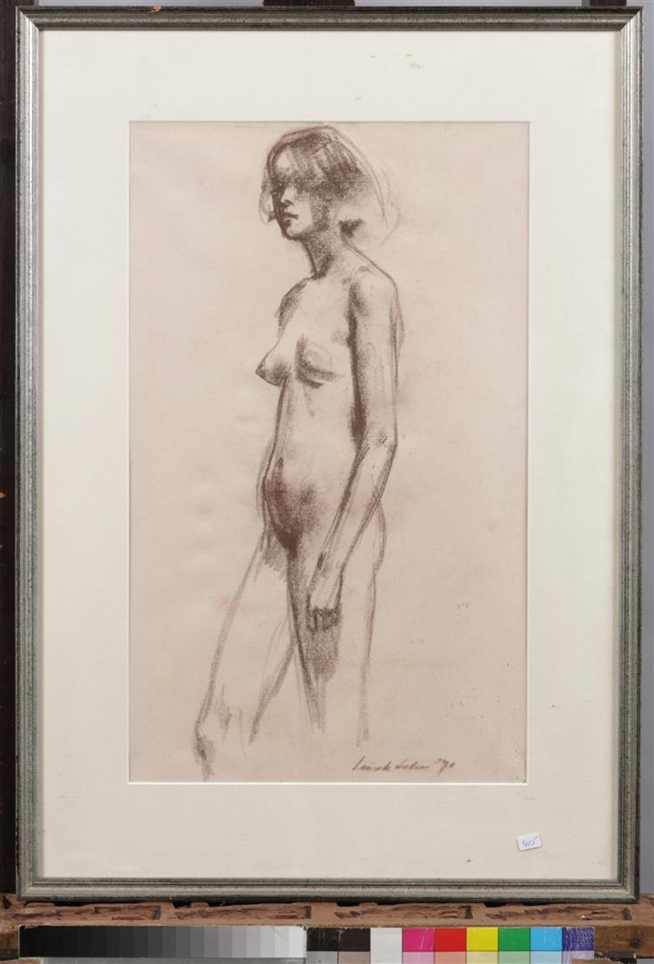 Sierk Schršder  (1903-2002)
Standing nude, signed and dated - Bild 2 aus 4