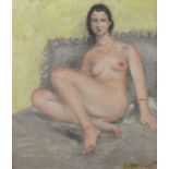 George Creten (1889-1966) Seated nude, signed and dated '39
