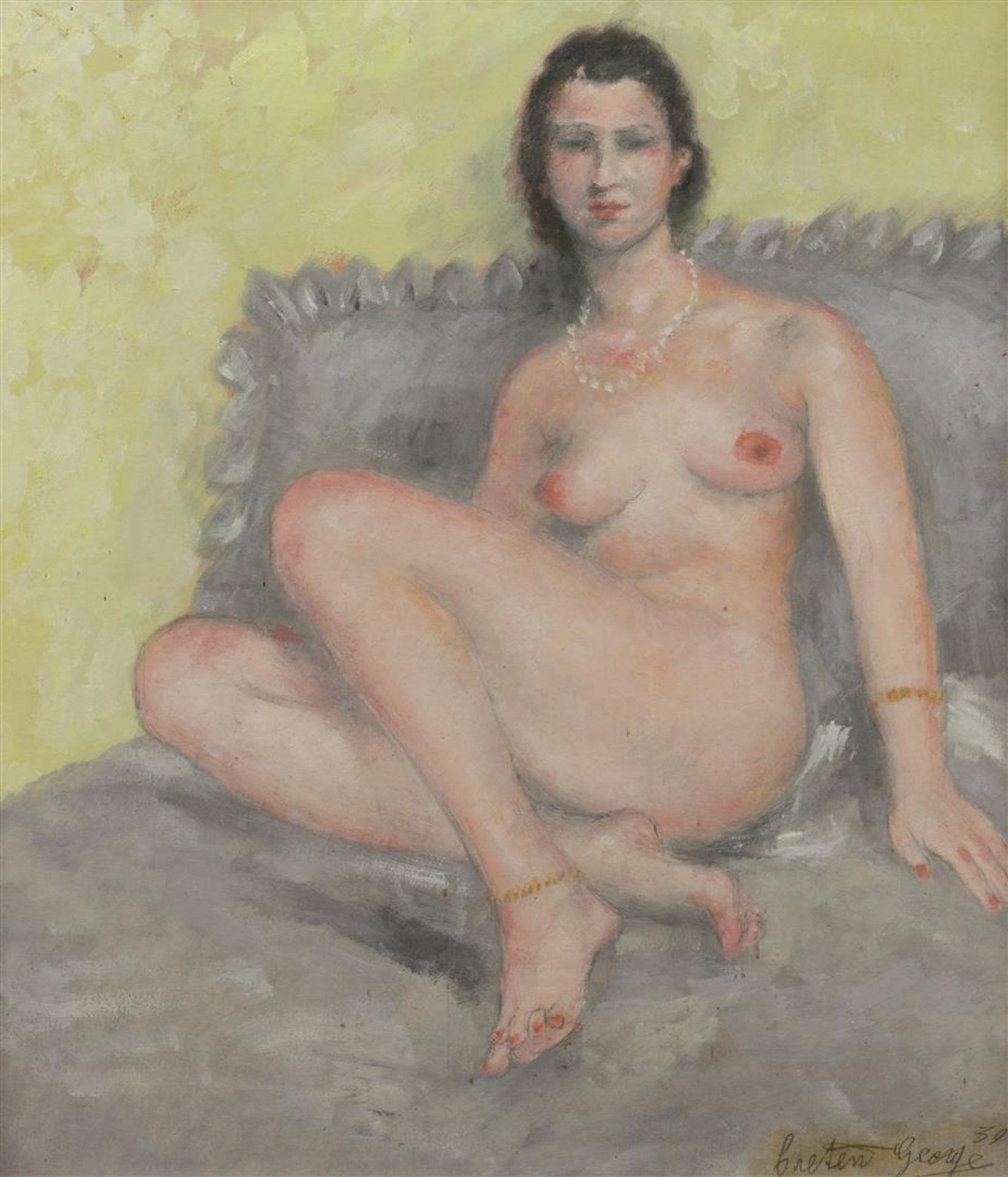 George Creten (1889-1966)
Seated nude, signed and dated '39