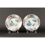 A set of porcelain plates with Imari. China, 18th century.