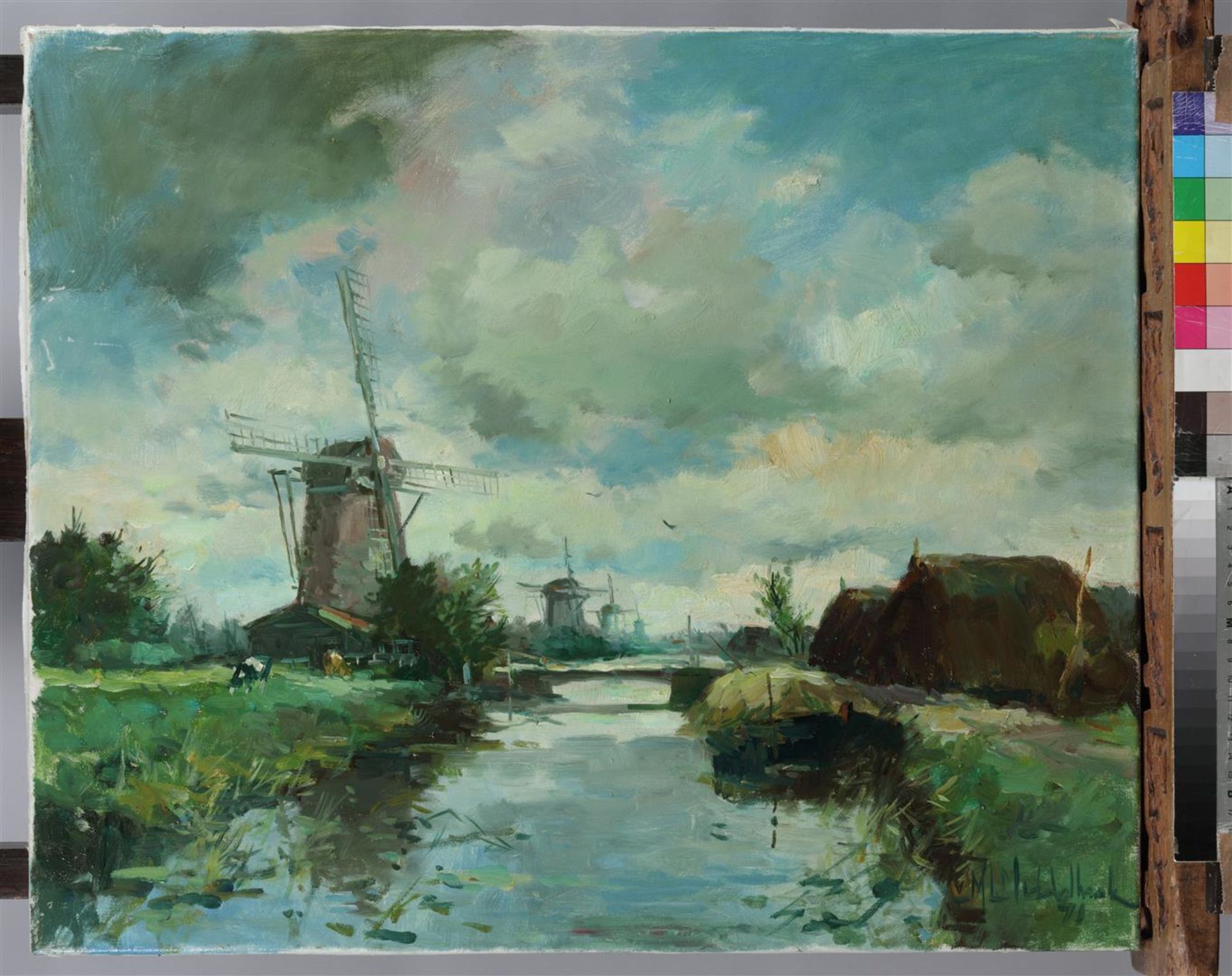 Martinus Leonardus Middelhoek (1898-1986)
Drawbridge with c - Bild 6 aus 8