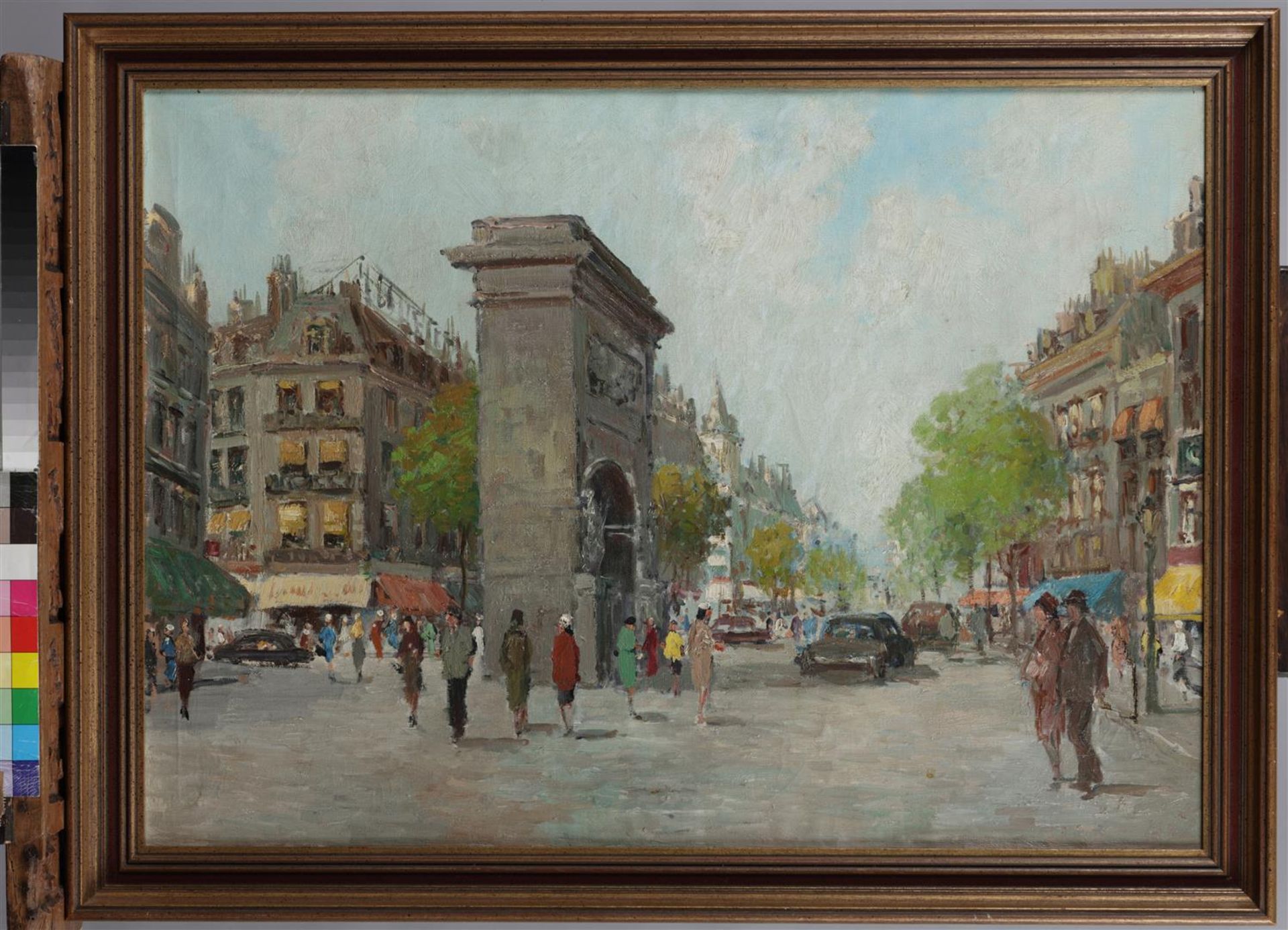 20e eeuw.  Hollandse School
Porte St. Denis in Paris, ca. 1 - Bild 2 aus 3