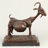 After Pablo Picasso, "She Goat", bronze, 20th century. H.: