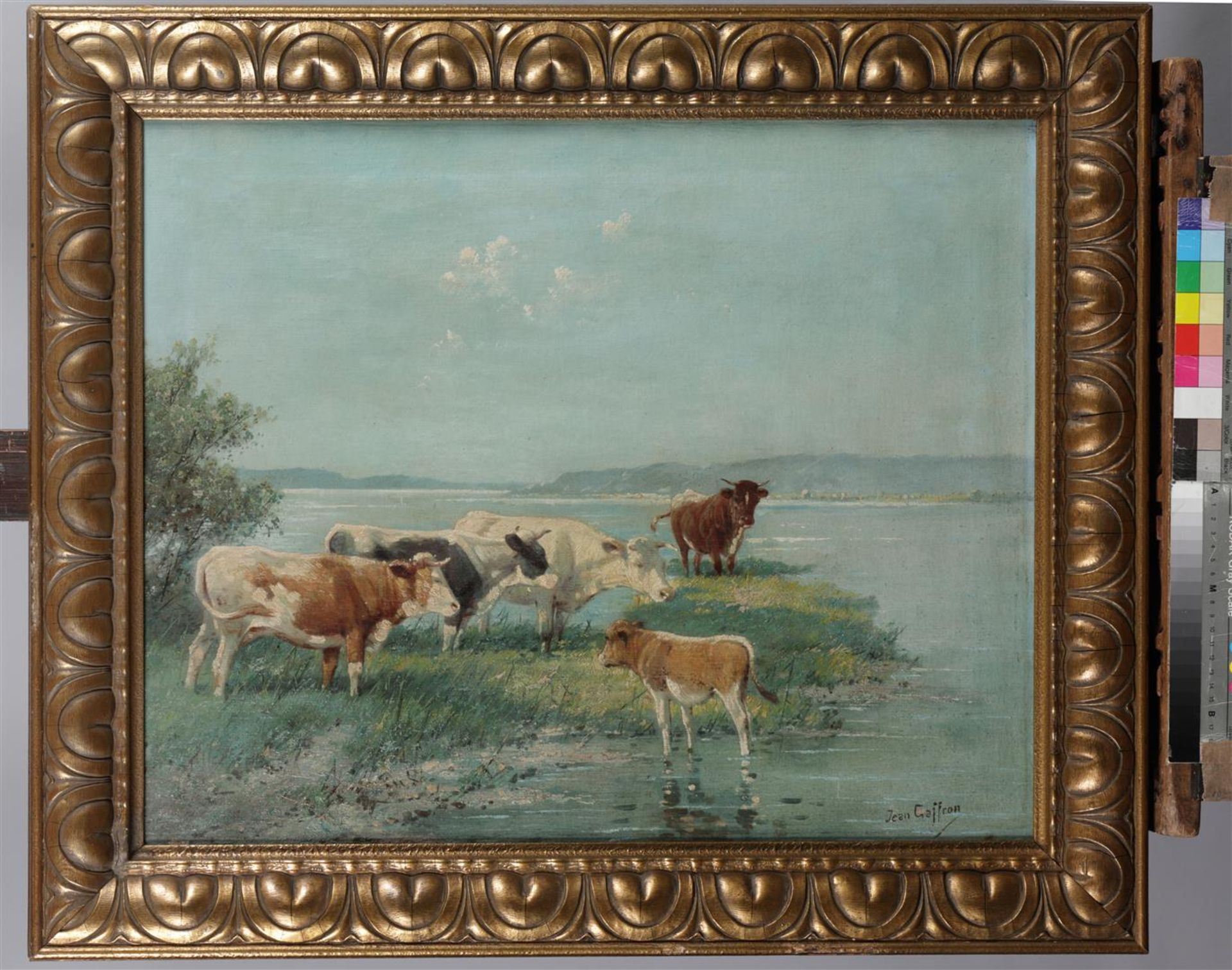 Jean Gaffron IX-XX
CowsÊin the floodplains, signed (lower r - Bild 2 aus 4