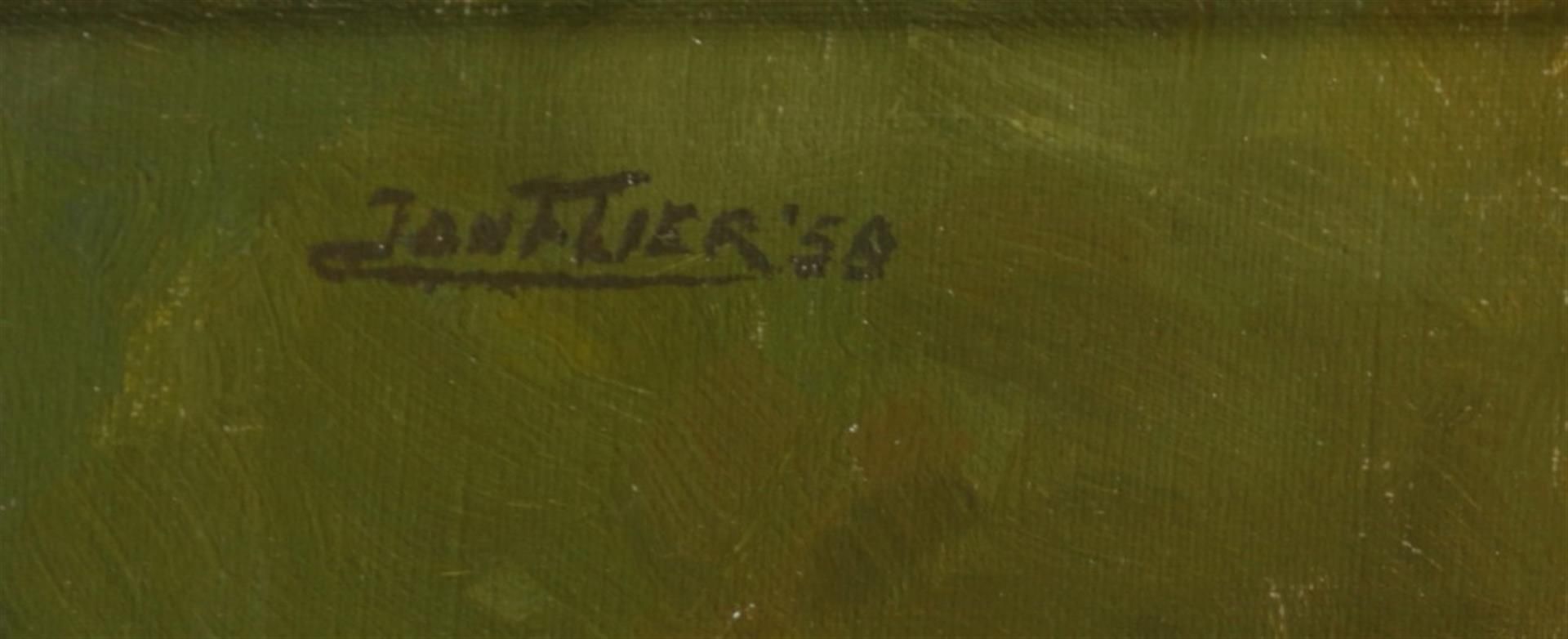 A lot consisting of (2) paintings by Jan Flier (Breda 1878  - Bild 3 aus 8