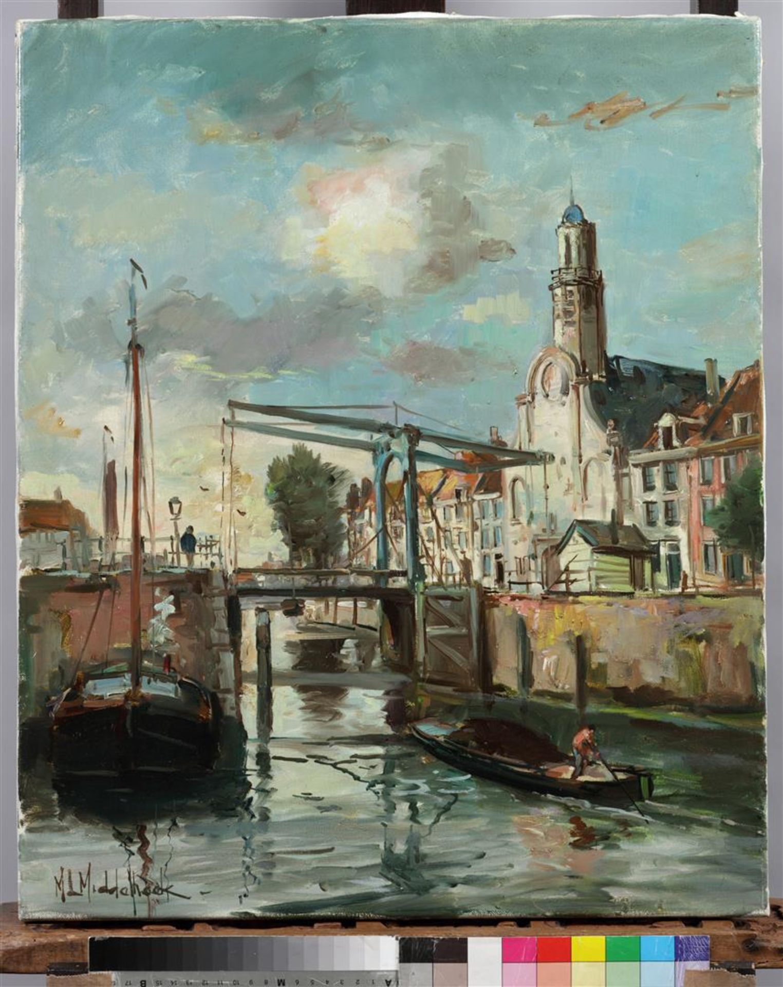 Martinus Leonardus Middelhoek (1898-1986)
Drawbridge with c - Bild 2 aus 8