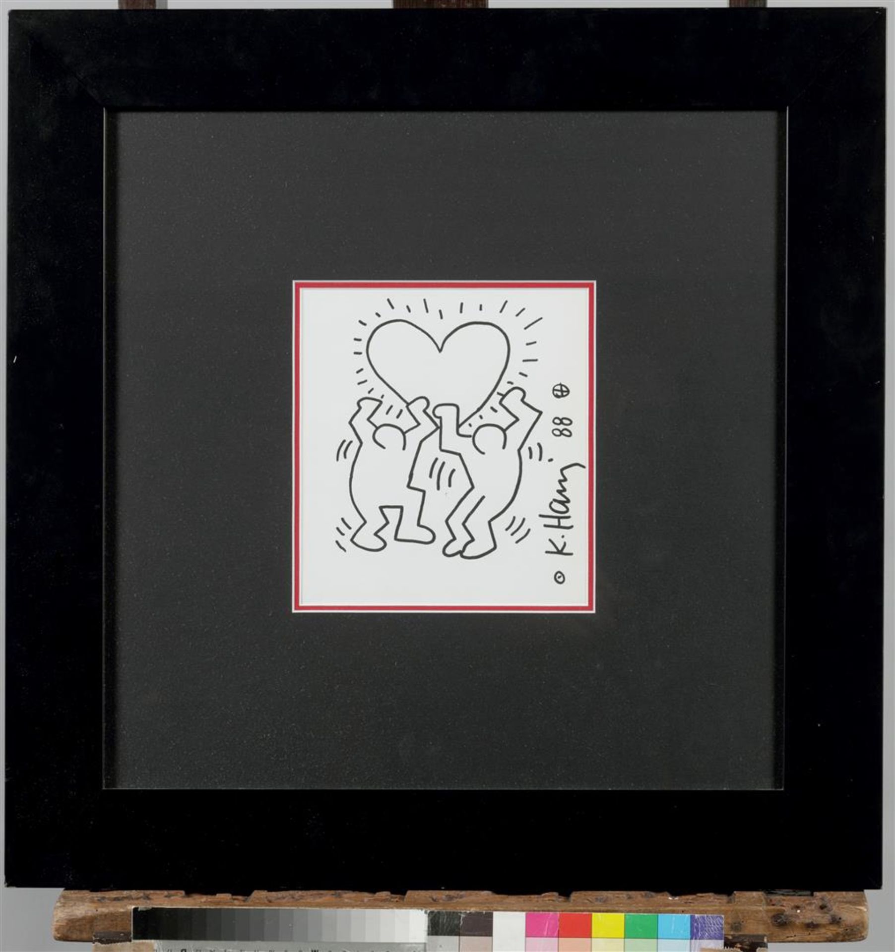 Keith Haring (1958-1990)
Dancing Heart, signed and dated '8 - Bild 2 aus 6