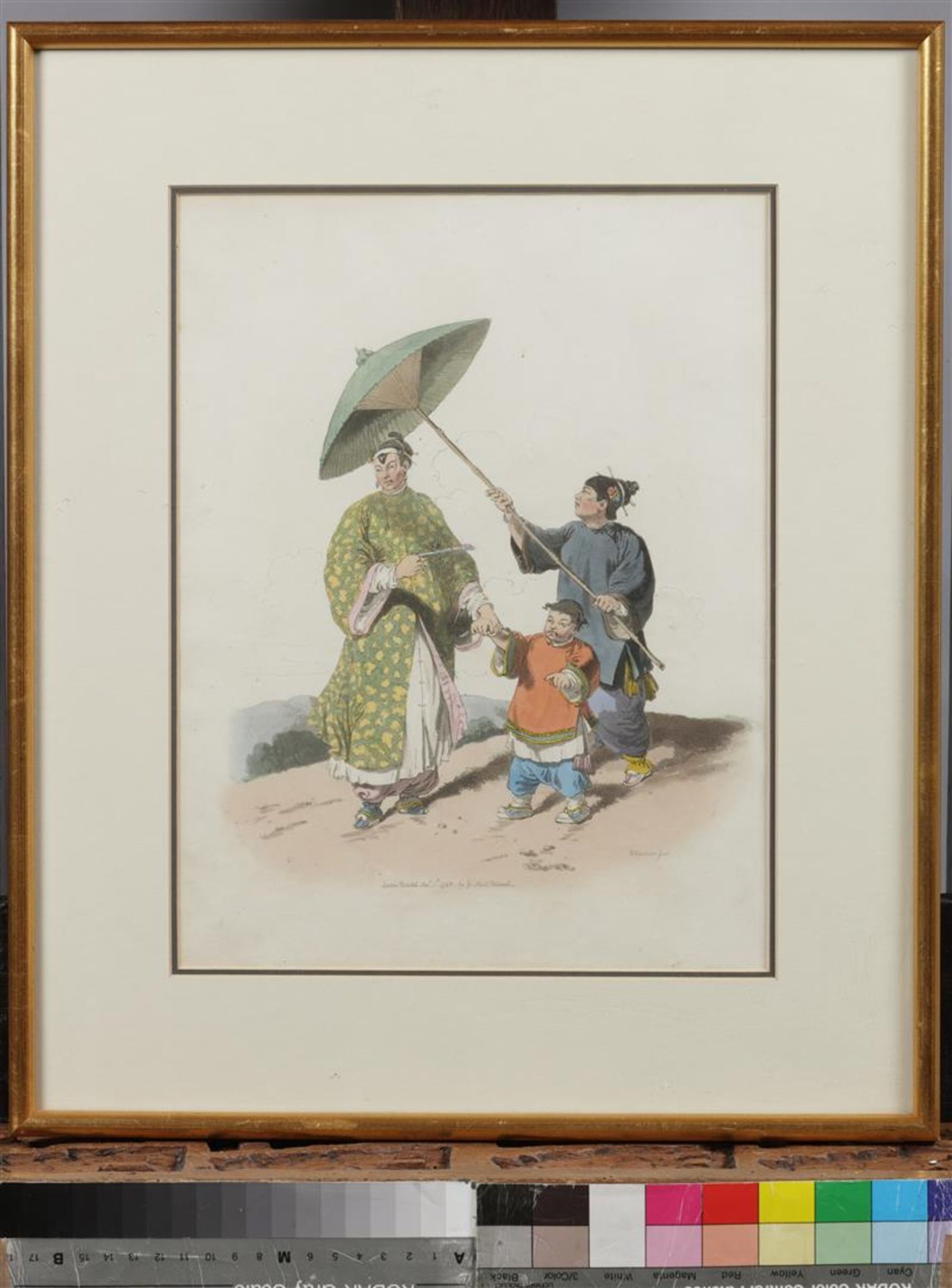 A hand-coloured steel engraving after W. Alexander (1867 - - Bild 2 aus 5