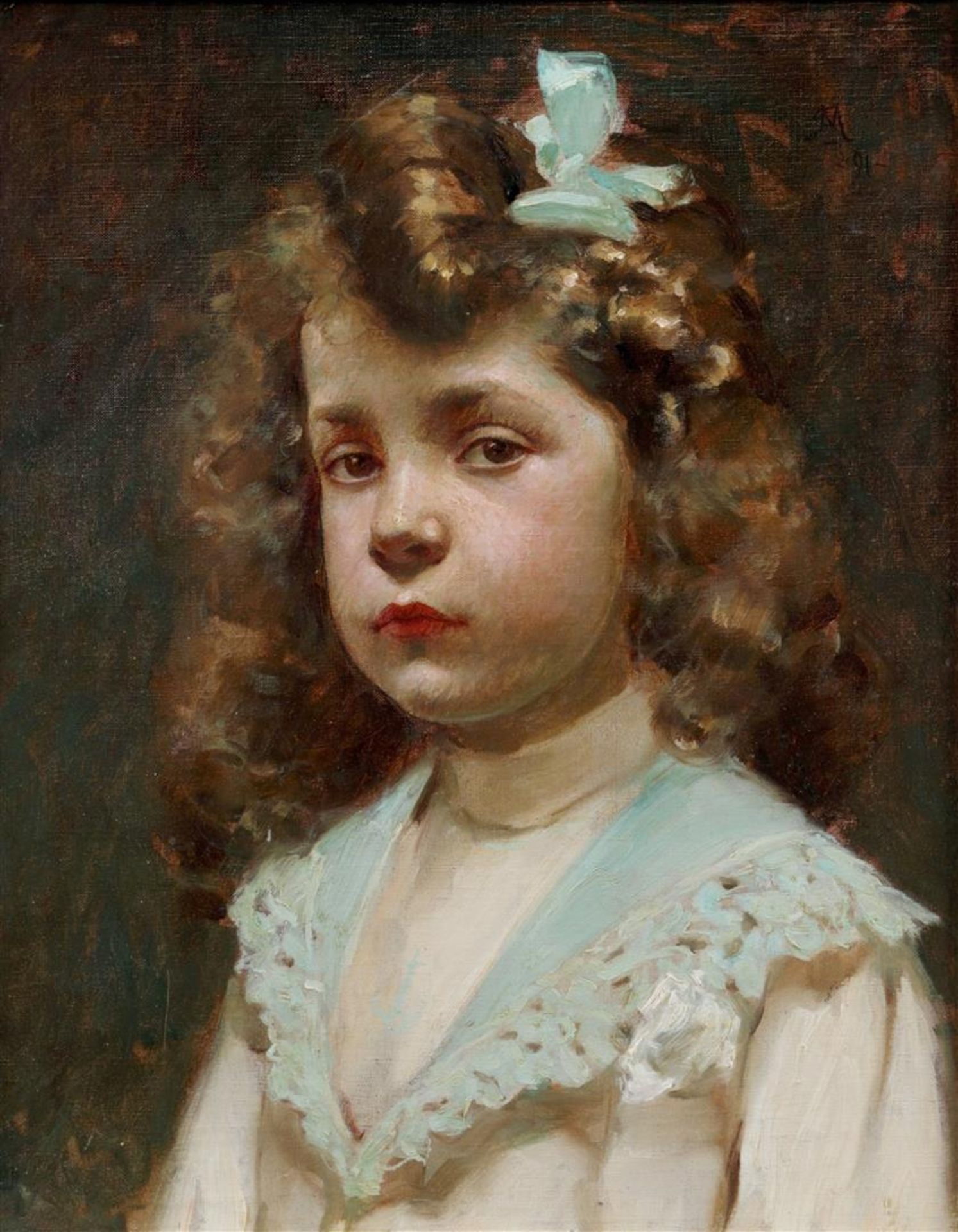Constantin ƒmile Meunier (1831-1905) Portrait of a young g