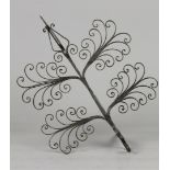 A wrought iron wall candlestick. Spain, 19th century. H.: 3