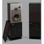 A set of Jamo tt 100 speakers. H.: 85 cm.
