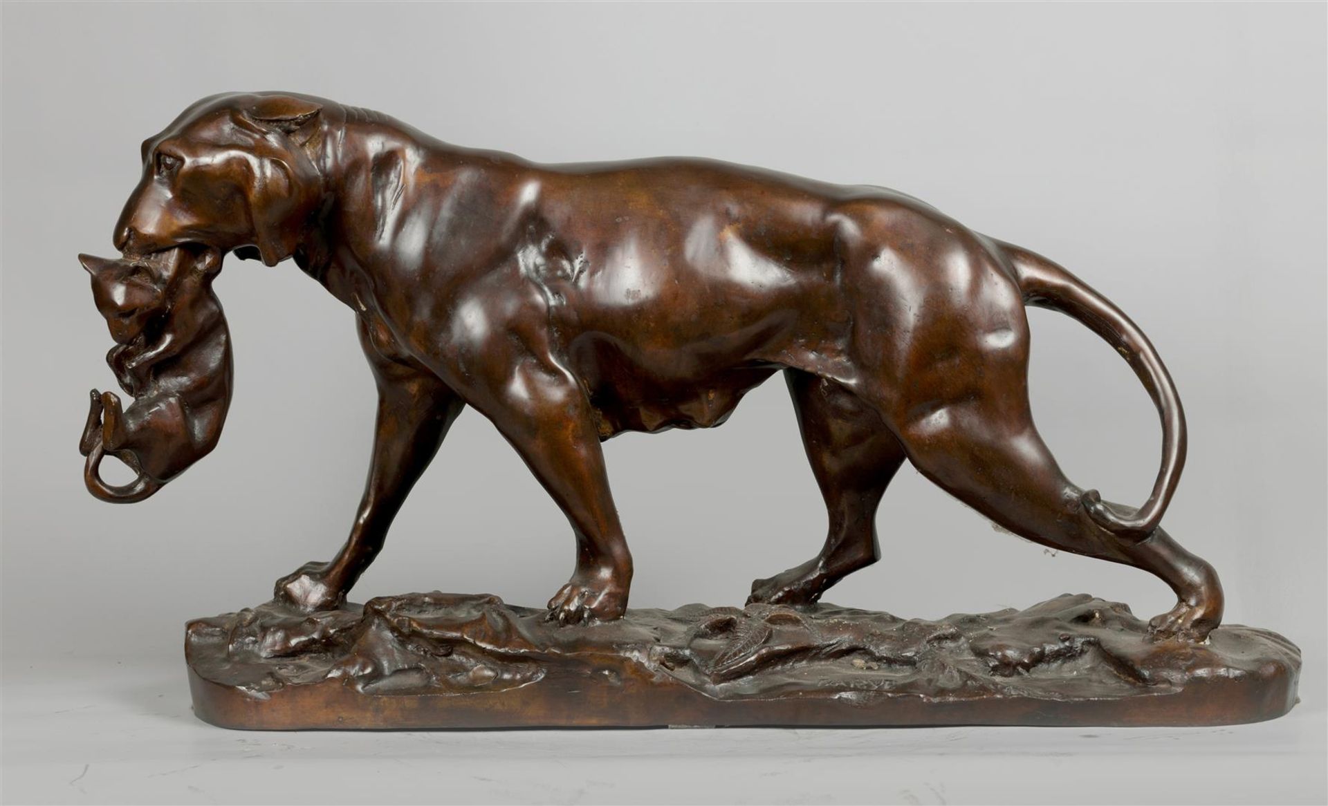 A patinated bronze after Antonio Amorgasti (1880-1942) - Br