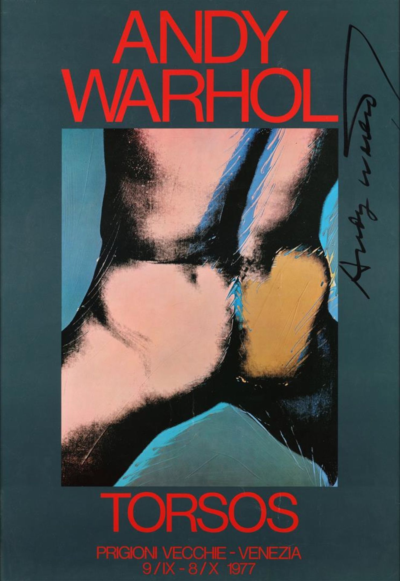 Andy Warhol  (1928-1987)
"Torsos, prigioni vecchie - Venezi