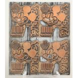 Walt Disney, copper printing plate/ClichŽ, Mickey Mouse. Di