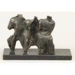 Judith Braun, 20th century. Figures, bronze. H,.: 13 cm.