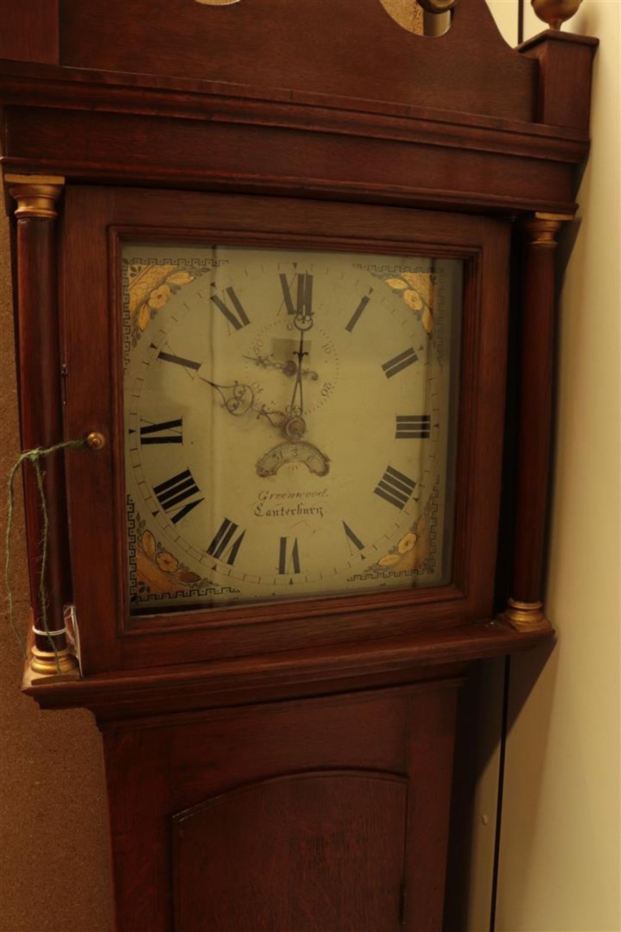 and English standing clock, so-called "Grandfather clock",  - Bild 2 aus 2