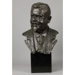 Henri Louis Richoe (1850-1929) A bronze bust of Mr. Oscar