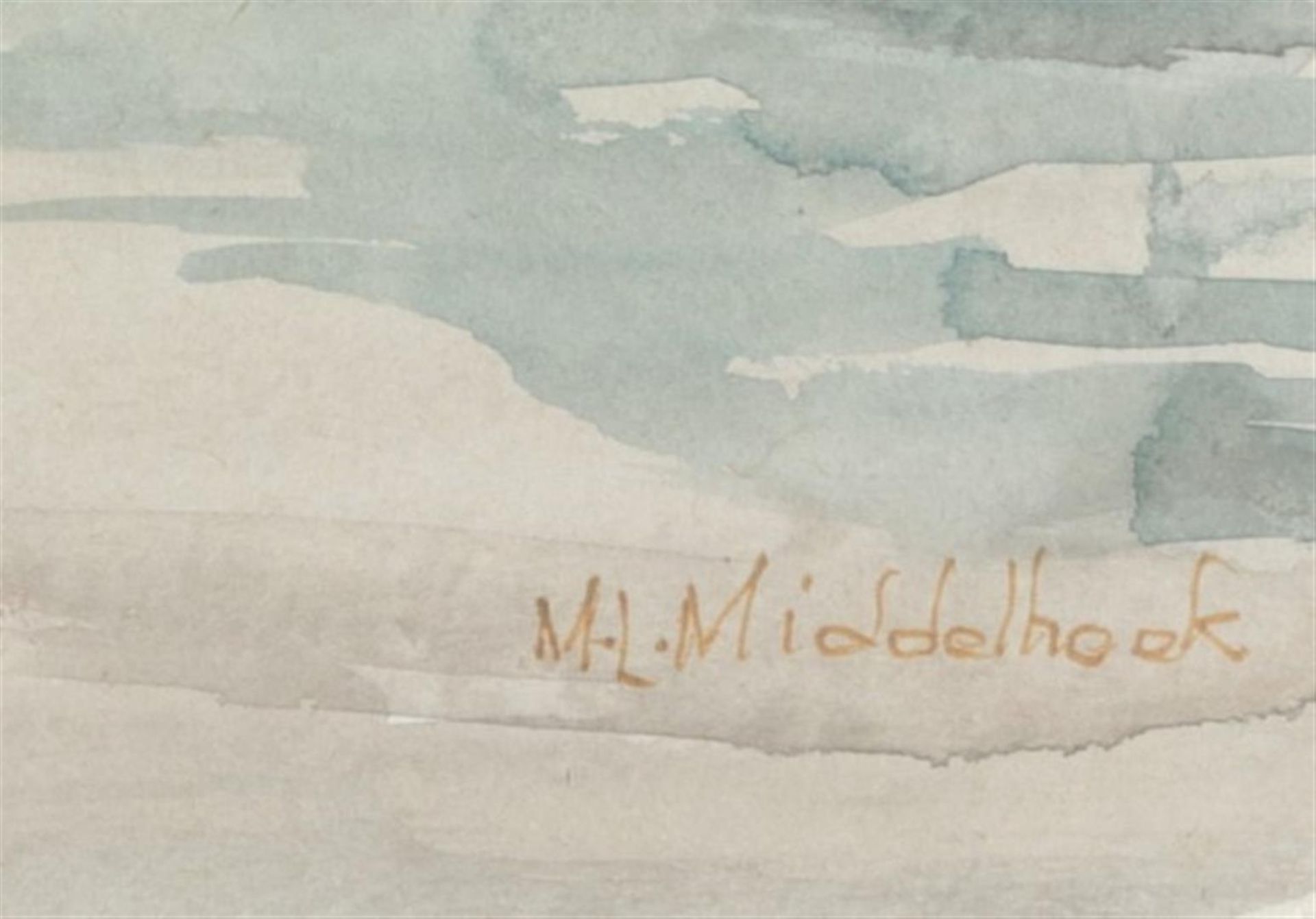 Martinus Leonardus Middelhoek (1898-1986)
Polder landscape; - Bild 3 aus 10