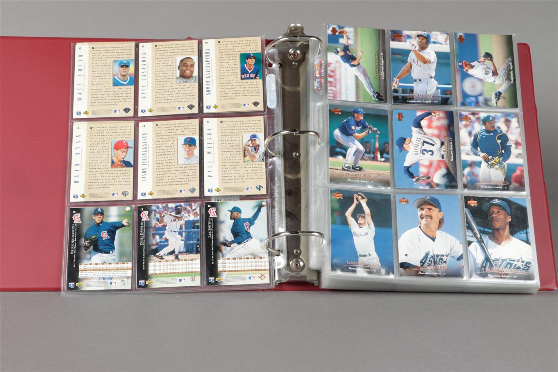 Een map met circa 760  "Top Prospect  Baseball Cards".