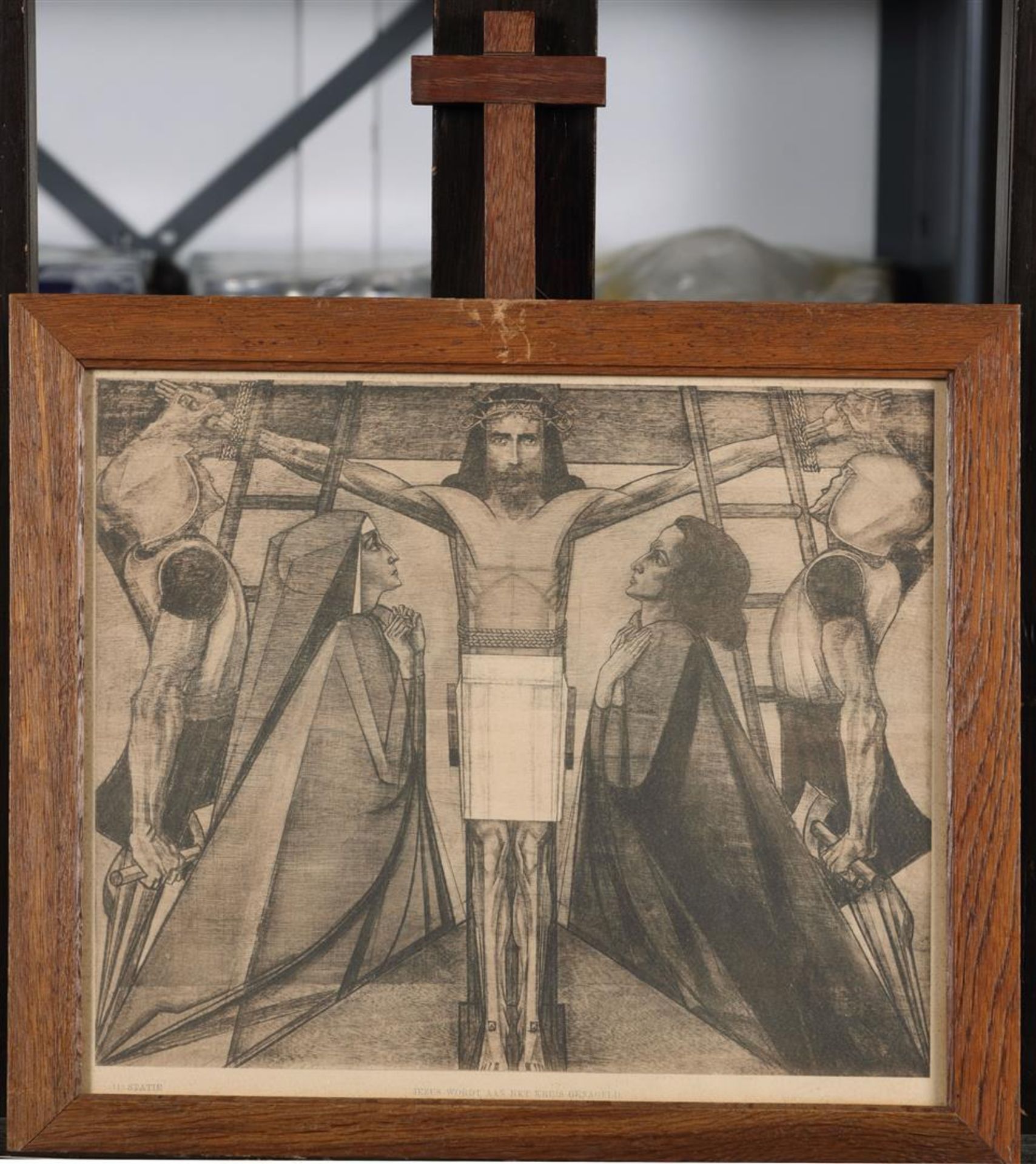 Thirteen lithographs of the Way of the Cross by Jan Toorop  - Image 6 of 14
