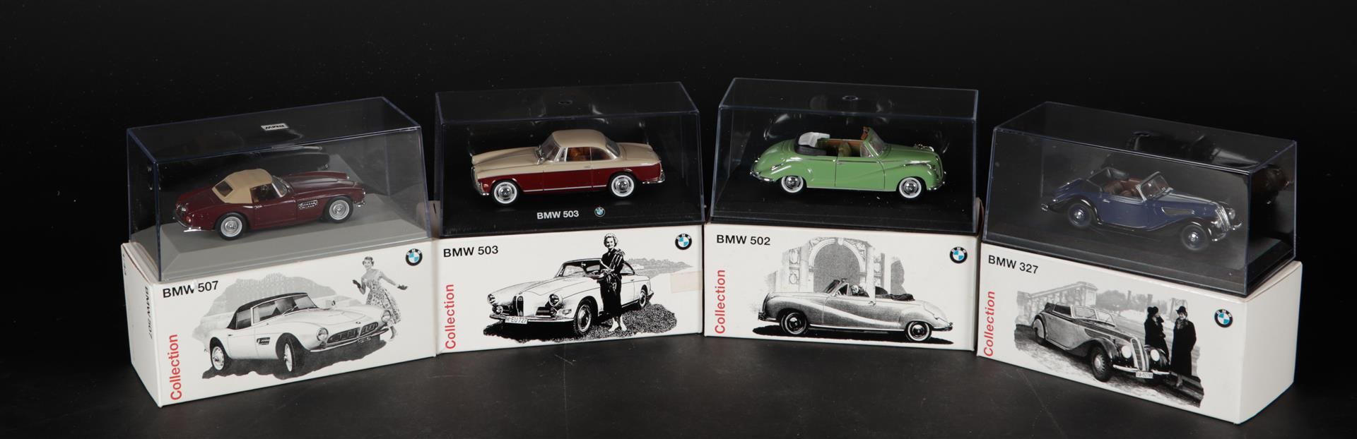 4x 1:43 - BMW 507 1956-1959 - BMW503 1956-1959- BMW502 1954