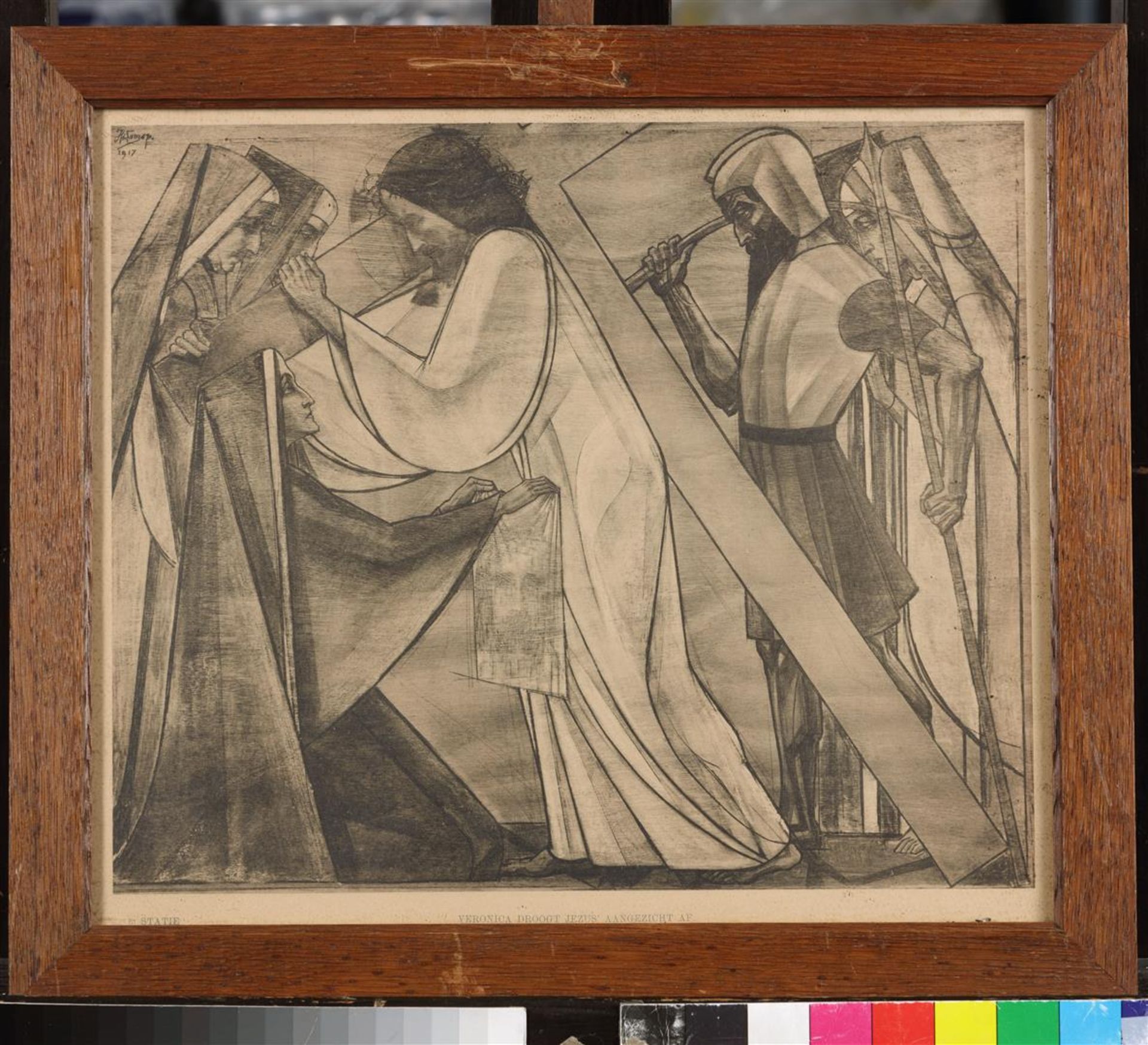 Thirteen lithographs of the Way of the Cross by Jan Toorop  - Image 11 of 14