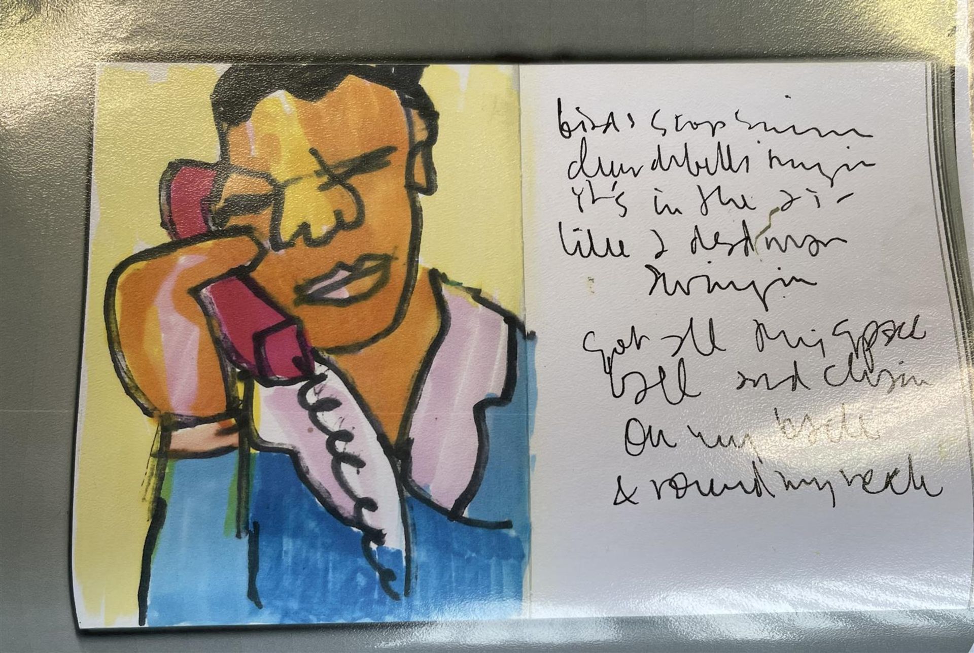 Herman Brood (1946-2001)
A diary from 2000, 55 pages includ - Image 5 of 7