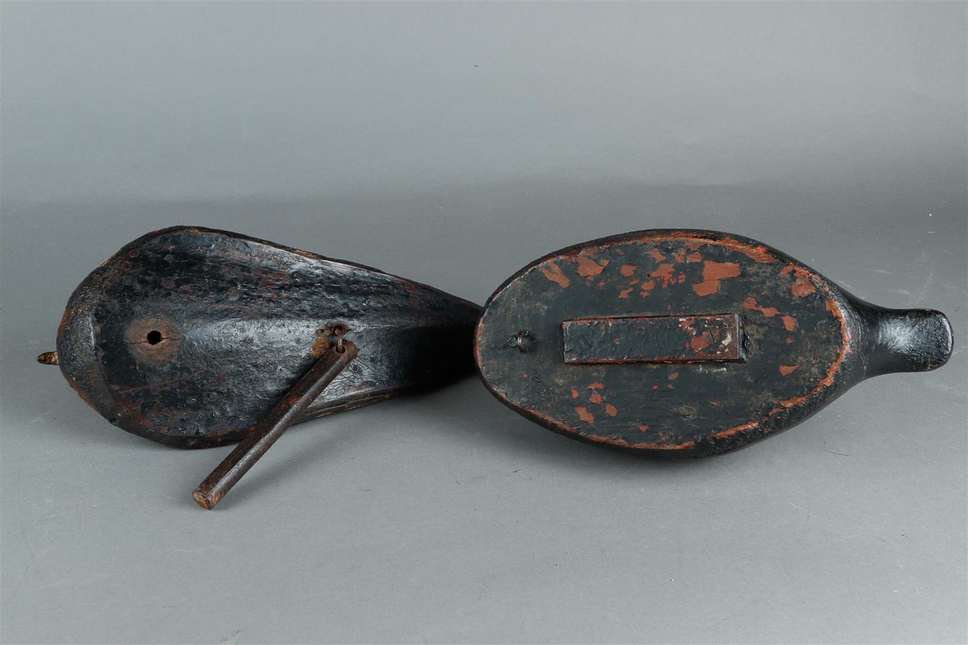 A lot consisting of (2) antique decoys, with weight. - Image 2 of 2