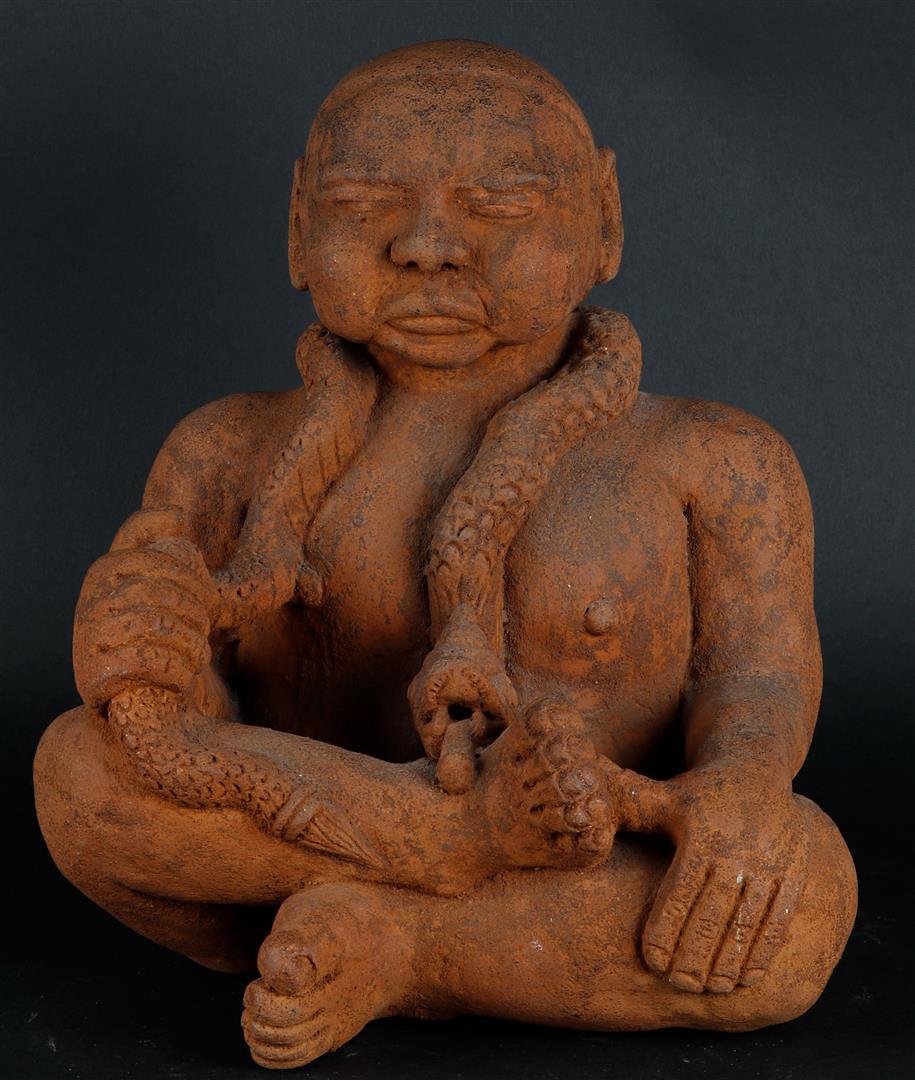 A terracotta sculpture. Indonesia. Majapahit(?).