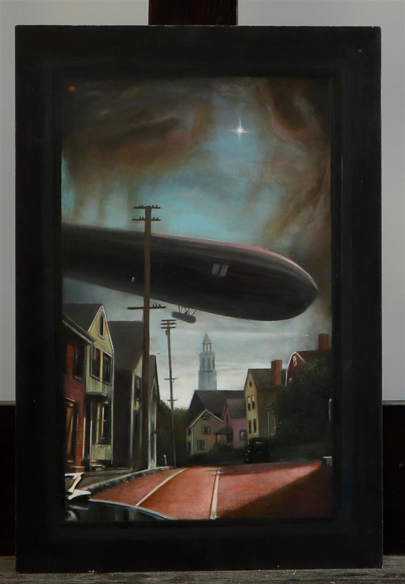 Guy Johnson (Fort Wayne, Indiana, US 1927 - 2019), Zeppelin, mixed media on aluminum. (Not listed). - Image 2 of 3